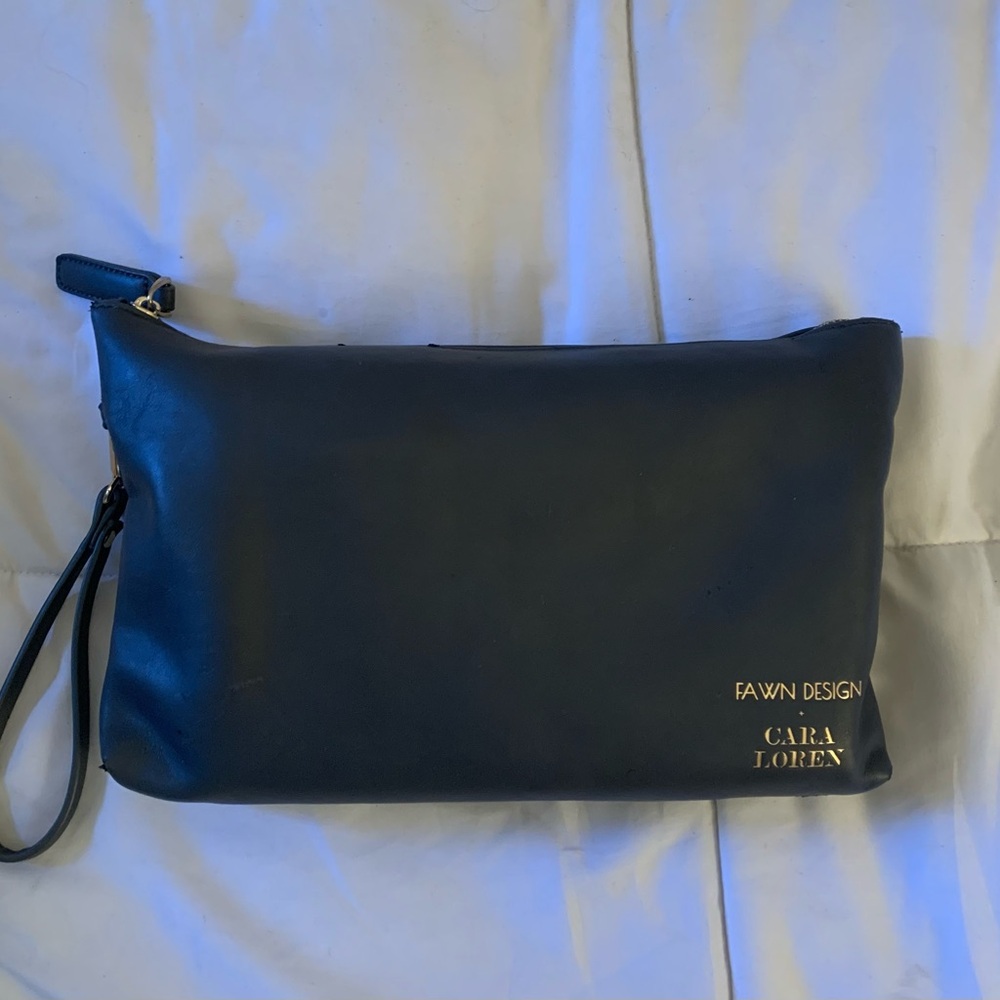 Fawn Design Gray Diaper Clutch